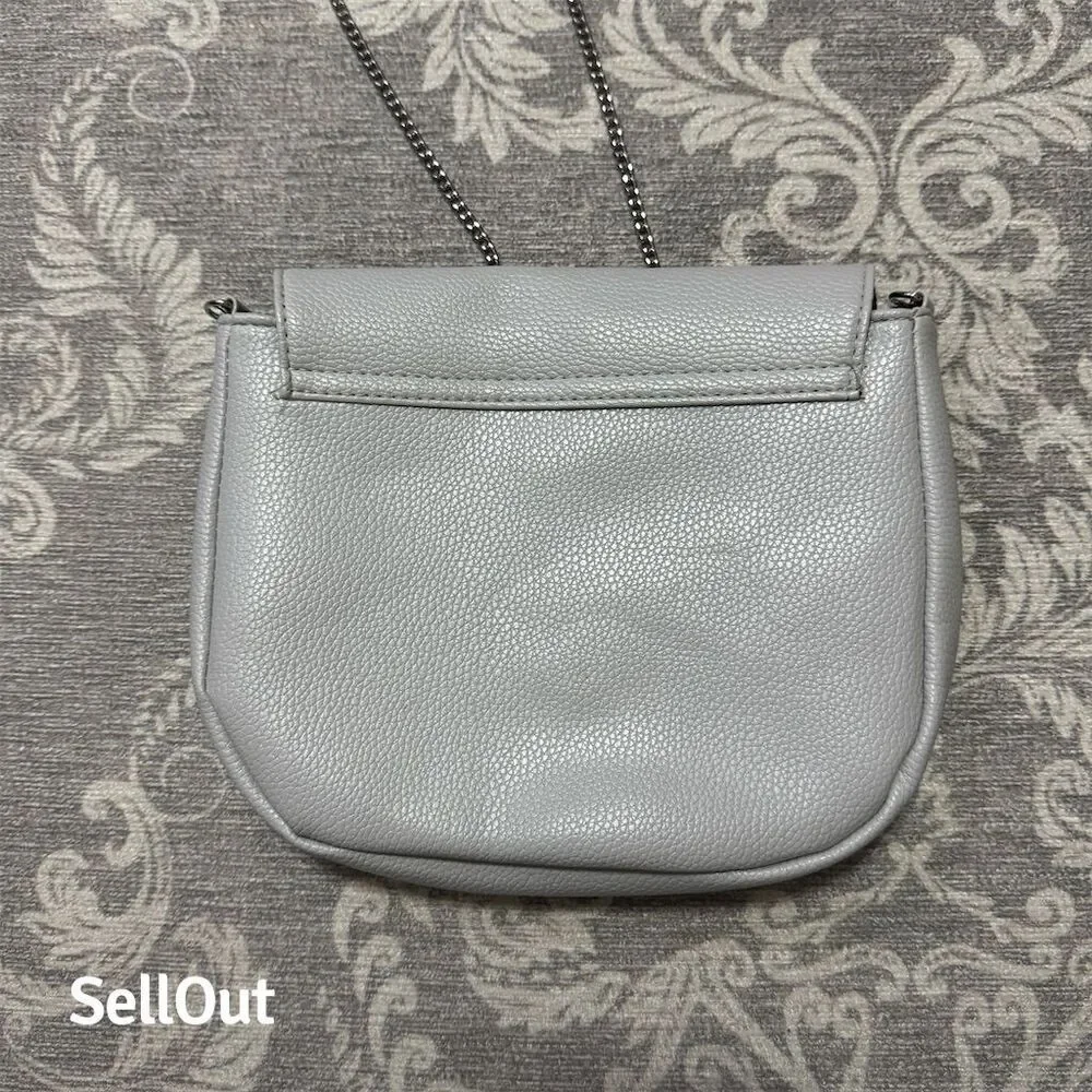 Unbranded Grey Shoulder Bag with Chain Strap Medium